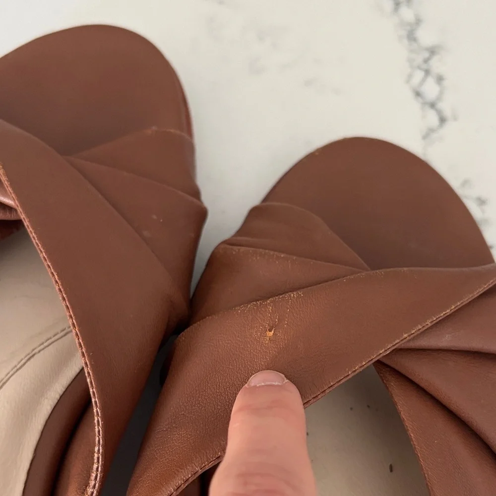 Cole Haan Women's Tan Leather Mules - Picture 5 of 7